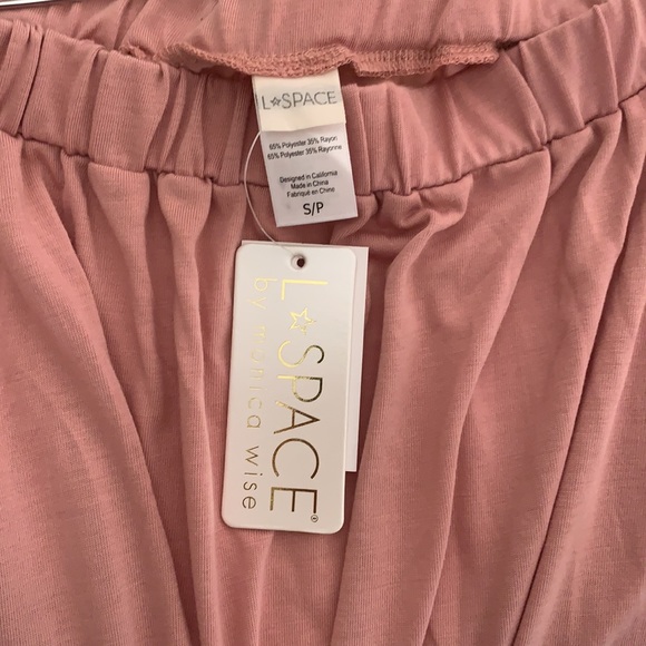 L’Space primrose pink Malibu off the shoulder top - Picture 4 of 8